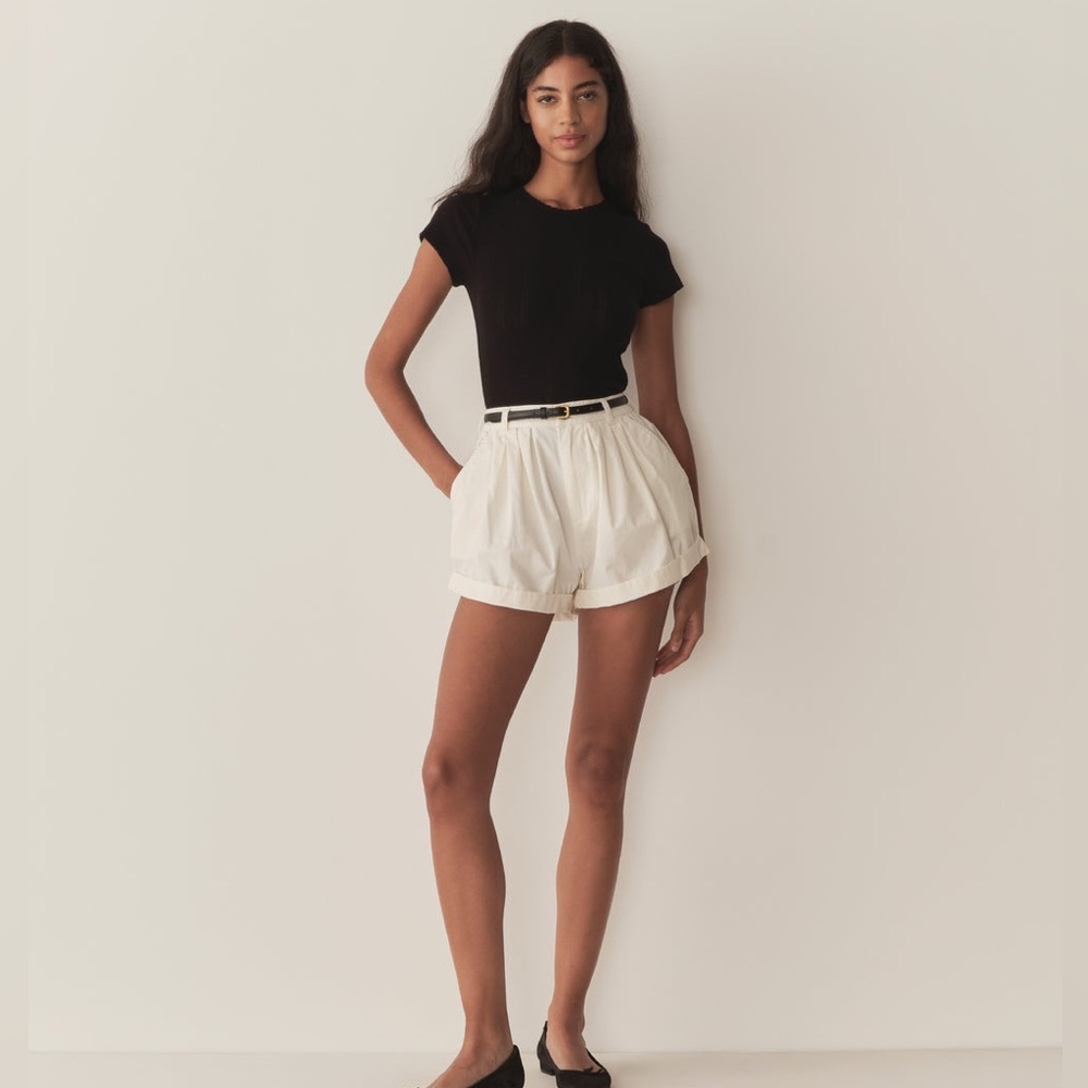 Doên Vivi tee in Black Quelle Jolie Pointelle
